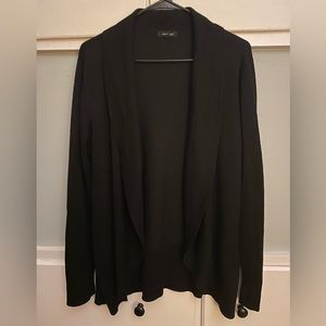 Verve Ami Black Scalloped Cardigan